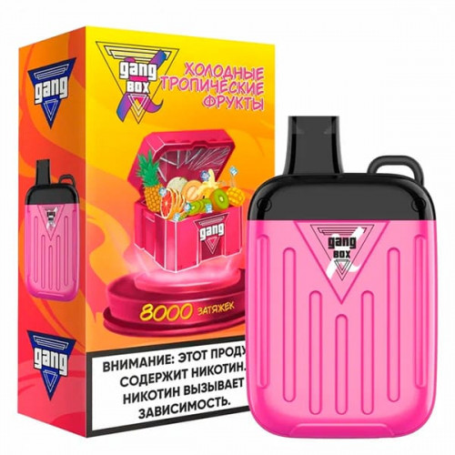 Электронная сигарета GANG X BOX 8000 Холодные Тропические Фрукты